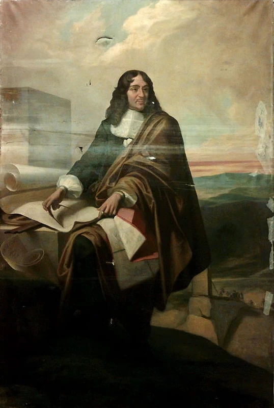 Pierre - Paul Riquet (1604, 1680), ingegnere, costruttore del Canal du Midi, Louvre, Parigi